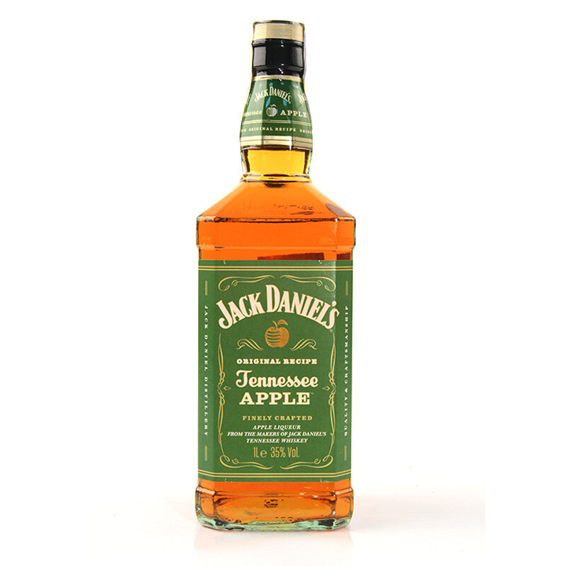 Jack Daniels Apple Flavor Tennessee USA Blended Whiskey 1000ml Foreign Liquor New Year Gift