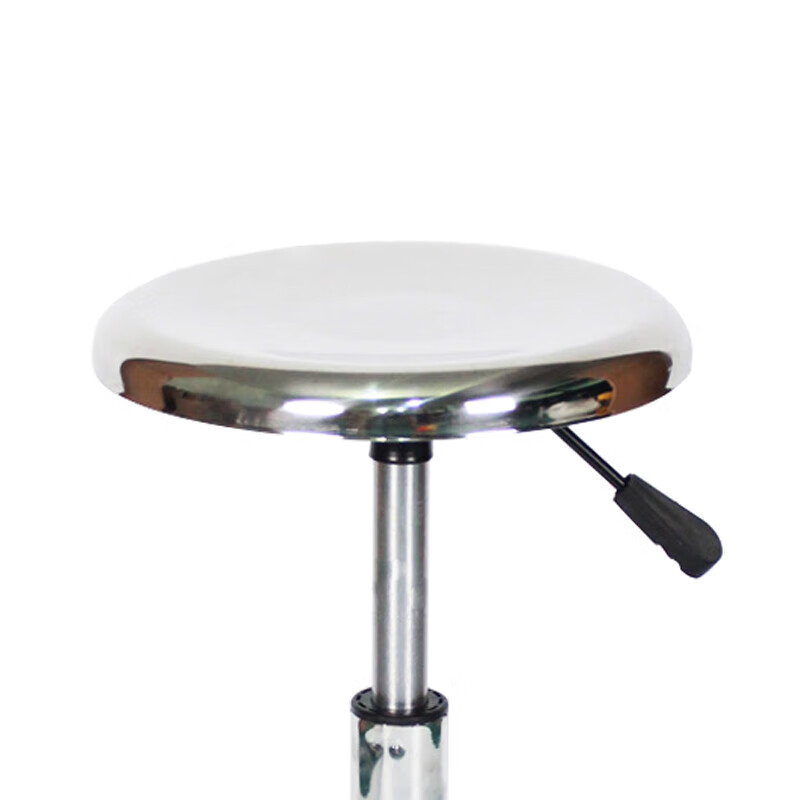 Wenstan WST208 workshop stool stainless steel assembly line work stool round lifting swivel chair hospital work station foot nail type