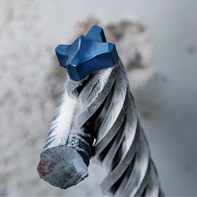 BOSCH electric hammer drill bit round shank five-pit 8 series concrete drill bit 12X200X340 (12mm)