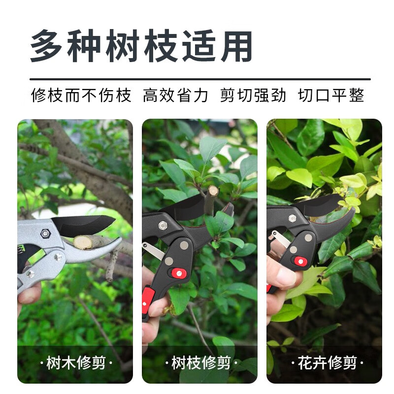 EVANLEY German fruit tree pruning scissors pruning shears labor-saving scissors garden potted gardening pruning branches manual agricultural tools imported configuration SK5 steel Teflon pruning shears