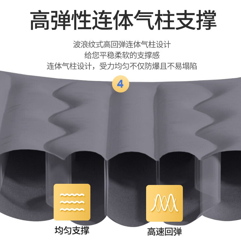 XIANNIAO car air mattress, car suv, car rear sleeping pad, folding rear seat air bed gap pad, sleeping tool, basic model (air pump + long leg squat + headrest), outdoor self-driving travel equipment for children and strollers