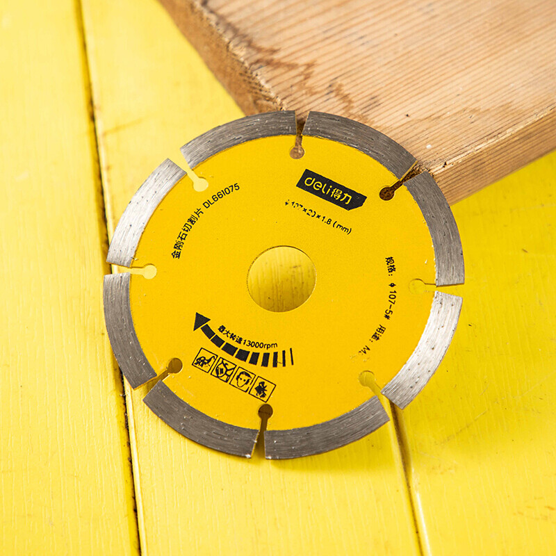 Deli Diamond Wall Concrete Slotting Cutting Blade No. 4 Marble Machine Sheet 114mm No. 5 Marble Machine Sheet 107mm-DL661075