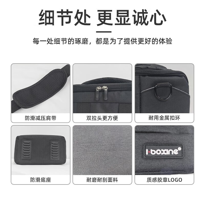 Shadow Craftsman Shoulder Bag Camera Bag Portable Casual Digital Photography Bag Mirrorless/SLR Camera Bag Camera Accessories Storage Bag Suitable for Canon Sony Nikon Fuji Black Large