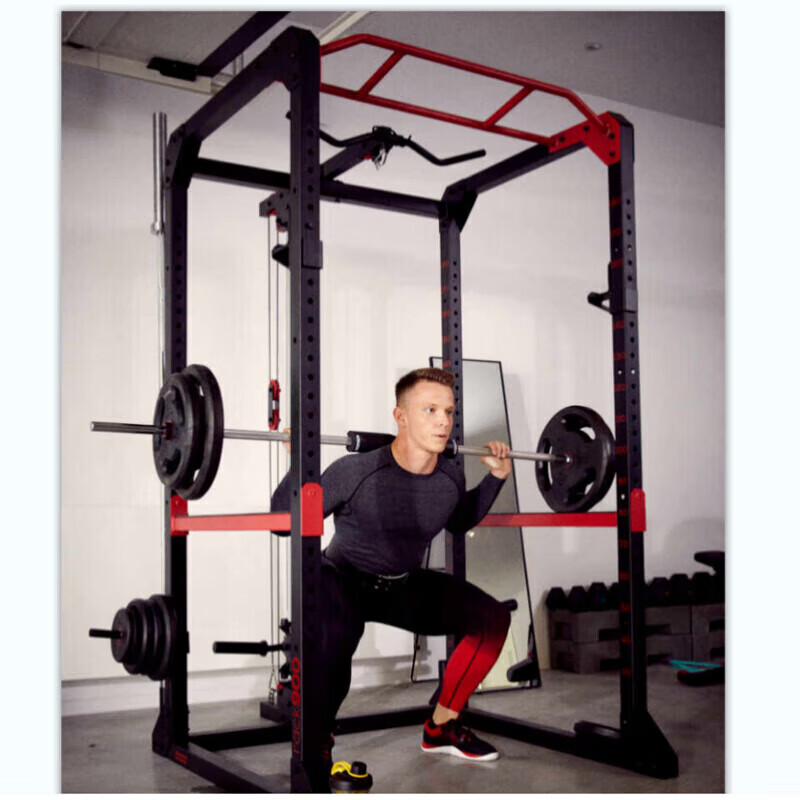 DECATHLON multifunctional comprehensive training gantry black (without pulleys) 4660462