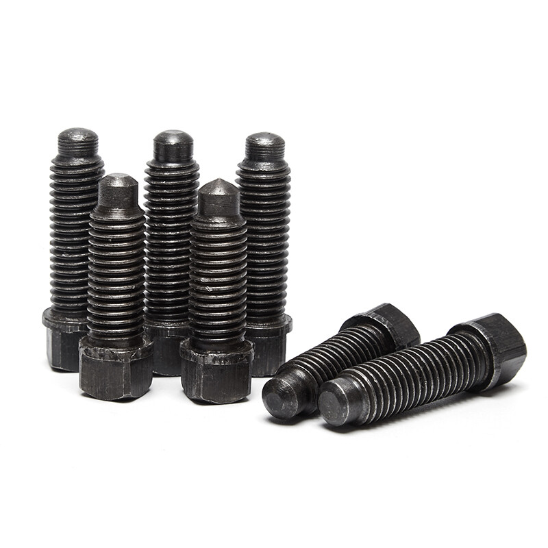 Jinggong 4.8 level square head screw high-strength tool holder screw with padded convex end set screw GB83 20% off m12m16m20 M16*100 1 piece