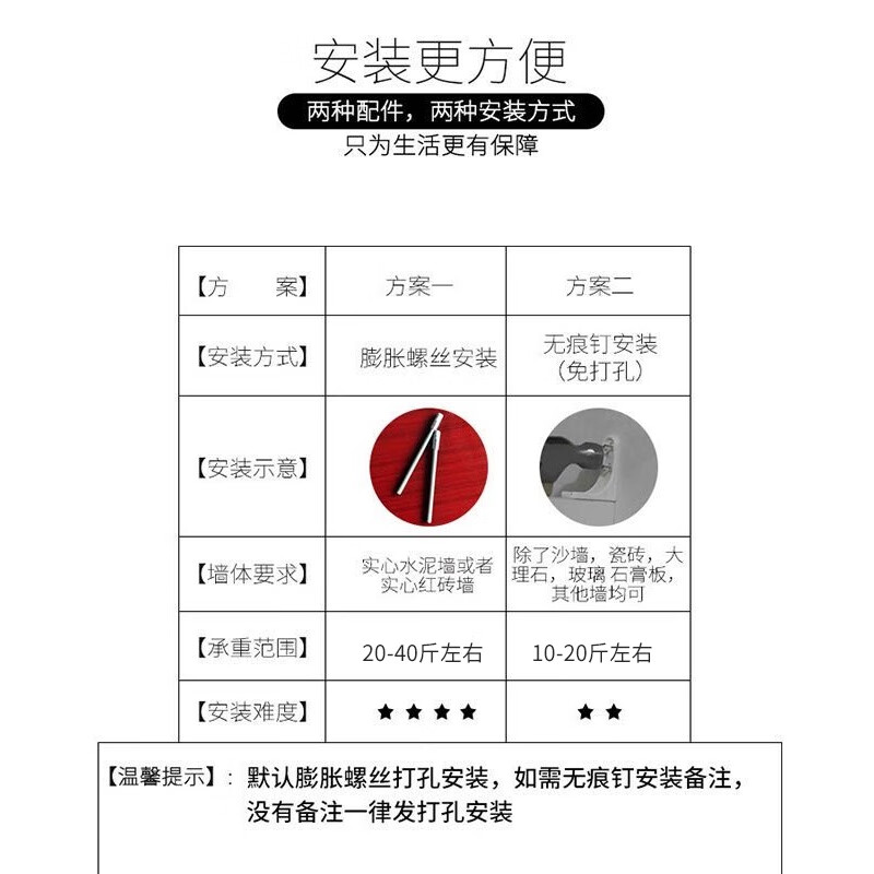 Yuanliang wall-mounted bookshelf upper wall bookshelf U-shaped bookshelf can be punched-free wall storage rack wall hanging wall living room length 60*width 20*height 15