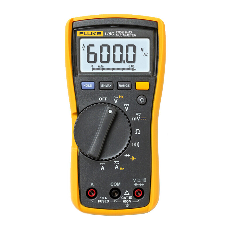 FLUKE F115C True RMS digital multimeter High-precision smart electrician meter Multi-purpose ammeter