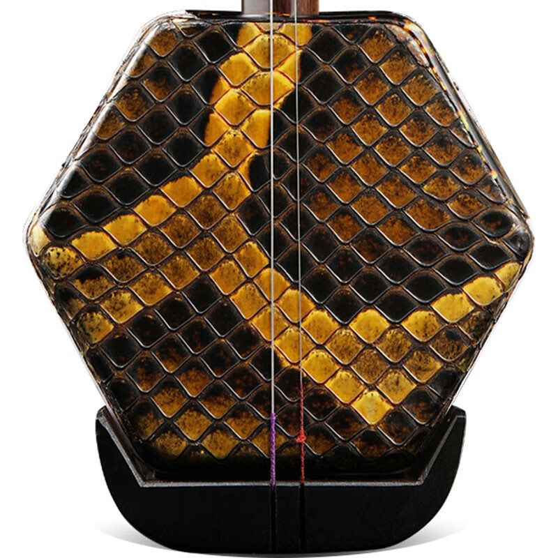 Zhulinfeng Black Sandalwood Erhu Grade Examination Performance Handmade Instrument Adult Beginner Stage Performance Ethnic Stringed Instrument Black Sandalwood Silver Style Piano Case + Accessories