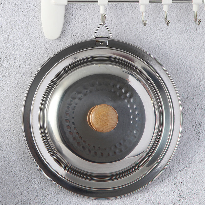 YOSHIKAWA Japan original imported Yoshikawa Snow Ping Pan lid milk pot soup pot stainless steel lid 16-22cm dual use YH9498 Snow Ping Pan dual use lid 18-20cm