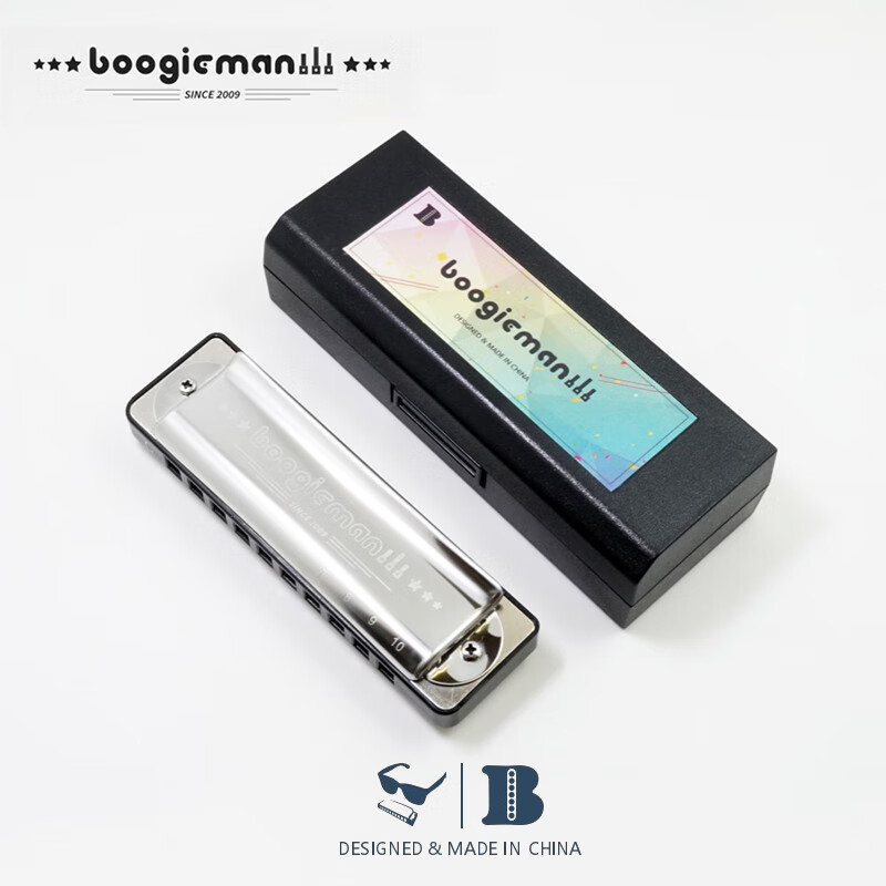BoogieMAN Yuanyuan's same harmonica PADDY ten-hole blues harmonica blues 10-hole adult children beginners C key