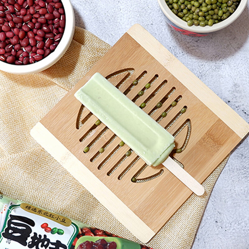 Zhongjie Ice Point Doudizhu red bean and mung bean flavored popsicles 70g*8 sticks fresh ice cream