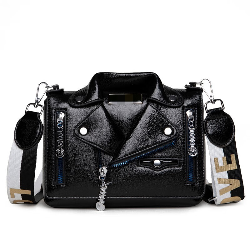 MDUG2022 New Women's Bag European and American Chain Rivet Jacket Fashion Small Square Bag Clothes Crossbody Bag Green