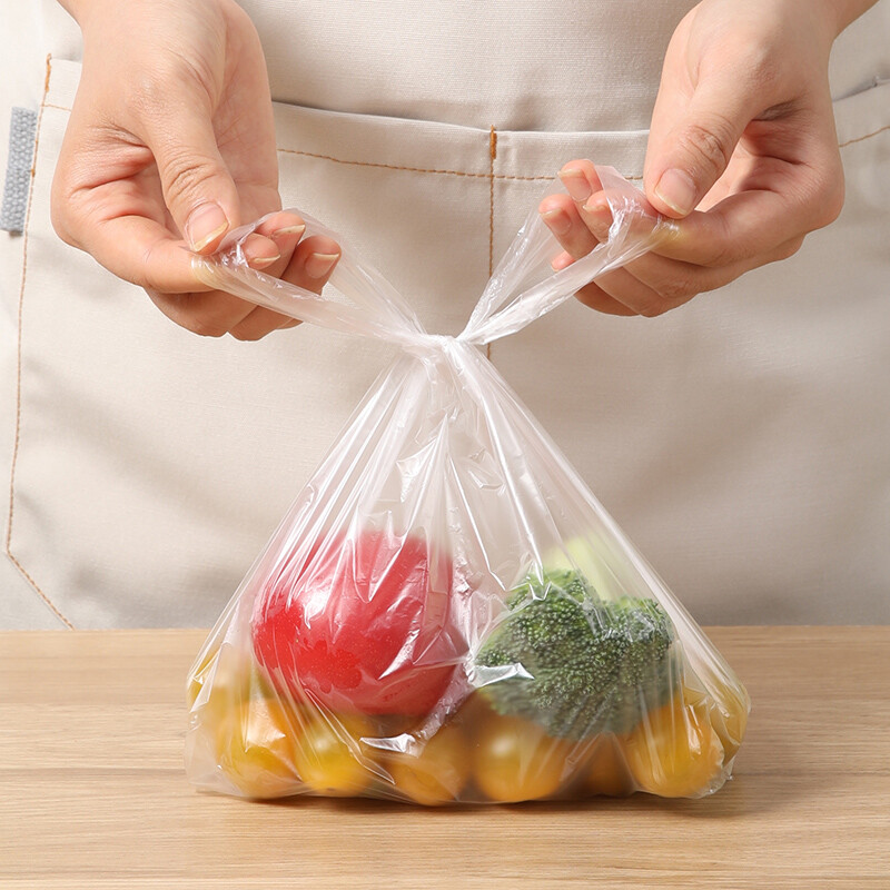 Meiya disposable rolled vest-style fresh-keeping bags 30*25 cm, 650 pieces, food-grade thickened and durable packaging bags