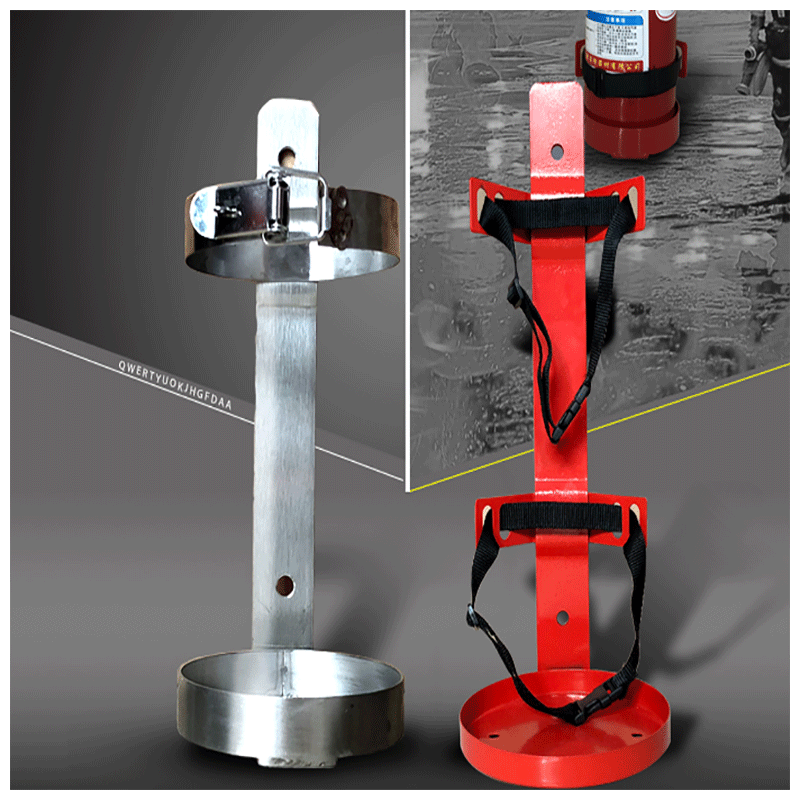 Fire extinguisher bracket, vehicle fixed rack, car rack, 4kg 304 stainless steel bracket hook, 2KG stainless steel rack
