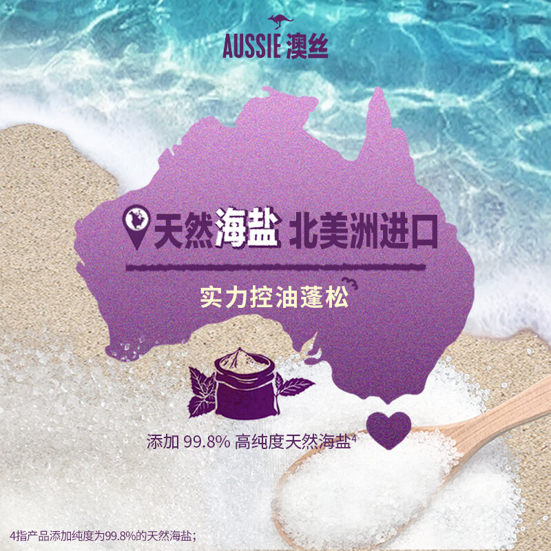 Australian Silk Kangaroo Sea Salt Nourishing Fluffy Conditioner 50ml Buy Back Coupon Trial Size Men's and Women's Travel Size