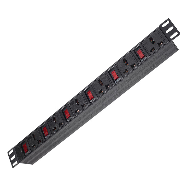 Shantou Lincun Yitong PDU socket 10A multi-hole 6-position independent control for home use 4-position 1.5 square meters 18 meters