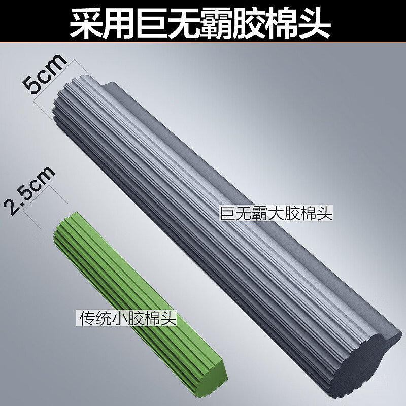 David's collodion mop 38cm sponge head pole length 132cm 2 heads M12 Big Mac roller type large collodion mop