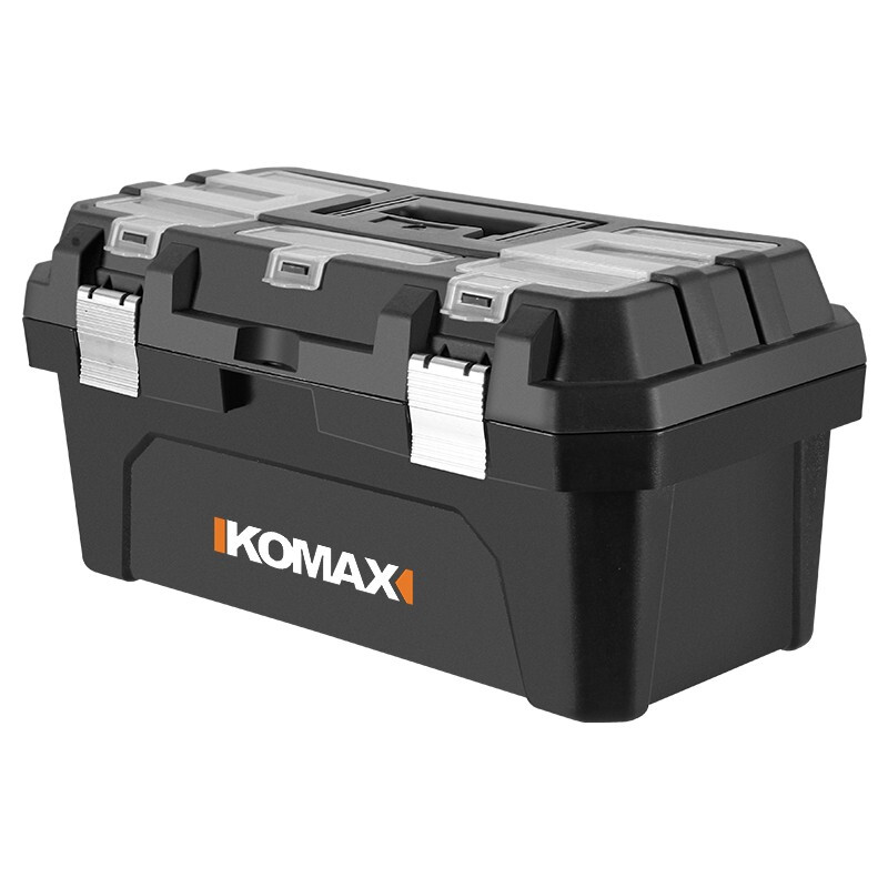 Komax Tool Box Empty Box Home Car Repair Portable Storage Box Parts Box Portable Large Hardware Tool Storage Box Large Black King Kong Tool Box