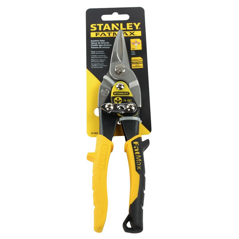 Stanley (STANLEY) aviation scissors, stainless steel iron scissors, industrial grade barbed wire scissors, iron scissors, straight head 14-563-22