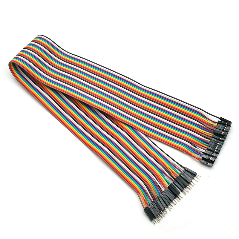 Throwing stones 80P Dupont line Rehearsal line Male to male Female to female Male to female 2.54mm spacing Experimental circuit wire 80 pieces per piece Male to female 50CM