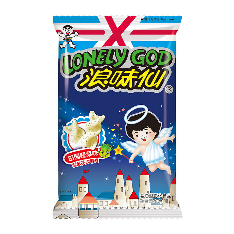 Want Want Langweixian Vegetable Flavor 70g Children's Day