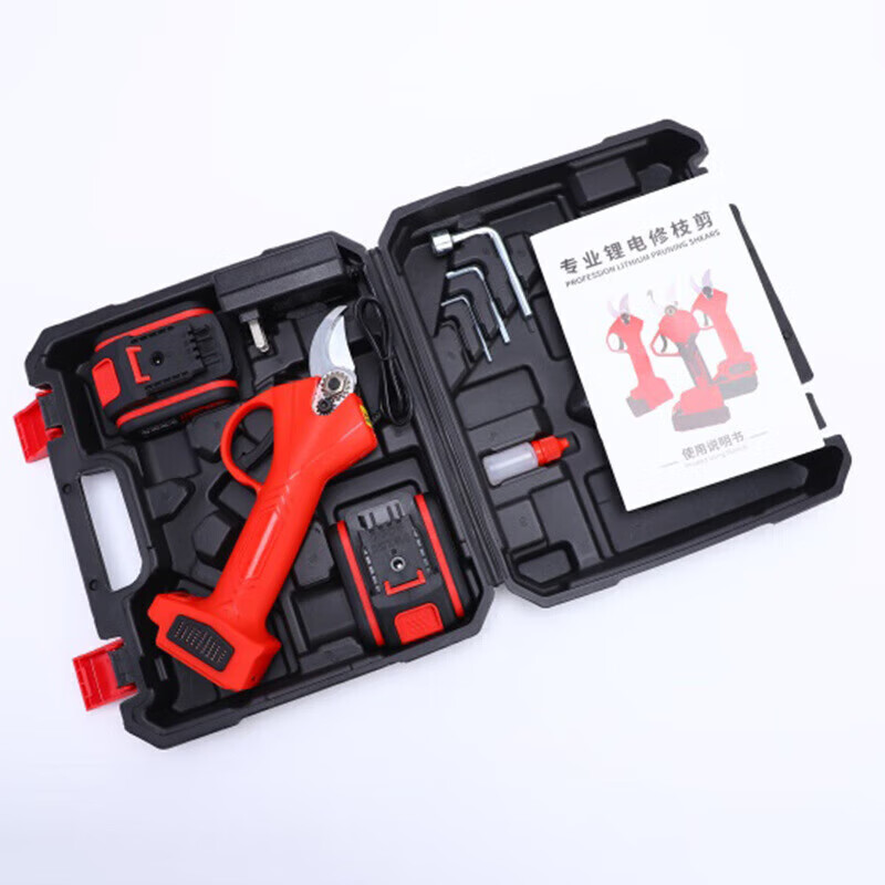 Tianduoduo electric pruning shears, fruit tree scissors, lithium battery electric scissors, rechargeable shears, pruning shears, stainless steel, one charge, one charge