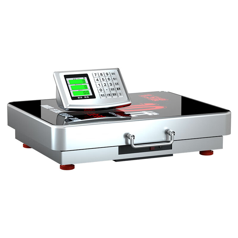 Yongcai wireless electronic scale commercial weighing platform scale rechargeable floor scale portable electronic scale pricing scale stainless steel large table scrap collection stall logistics express scale 200 kg small 32*42 stainless steel table wireless electronic scale