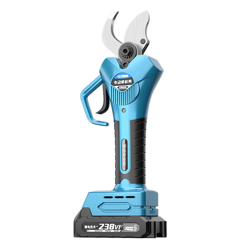 Deyun Electric Branch Scissors Brushless Pruning Shears Lithium Battery Rechargeable Scissors Pruning Branches Fruit Tree Scissors Electric Agricultural Tools DY Brushless-Powerful Cutting King 238VF2 Electric 1 Charge (21V)