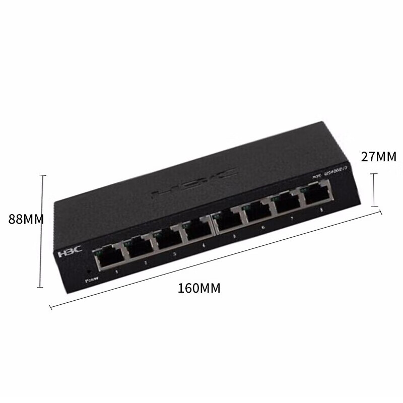 New H3C MS4008V2 enterprise-level network security monitoring 8-port Gigabit switch 6KV lightning protection non-network management plug-and-play network splitter gateway