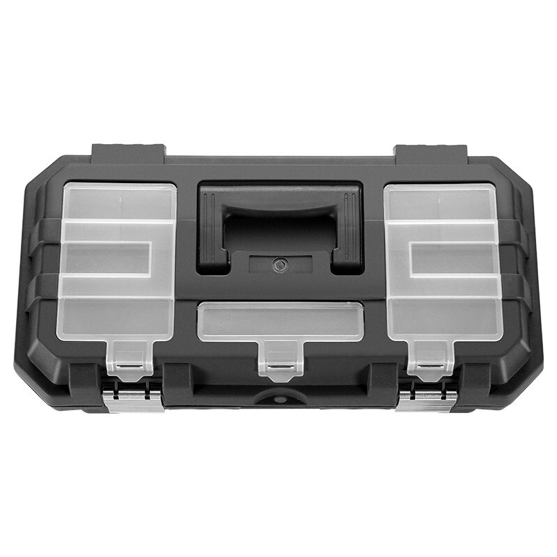 Komax Tool Box Empty Box Home Car Repair Portable Storage Box Parts Box Portable Large Hardware Tool Storage Box Large Black King Kong Tool Box