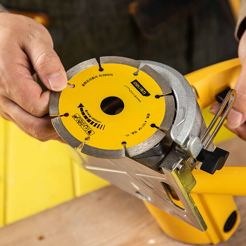 Deli Diamond Wall Concrete Slotting Cutting Blade No. 4 Marble Machine Sheet 114mm No. 5 Marble Machine Sheet 107mm-DL661075