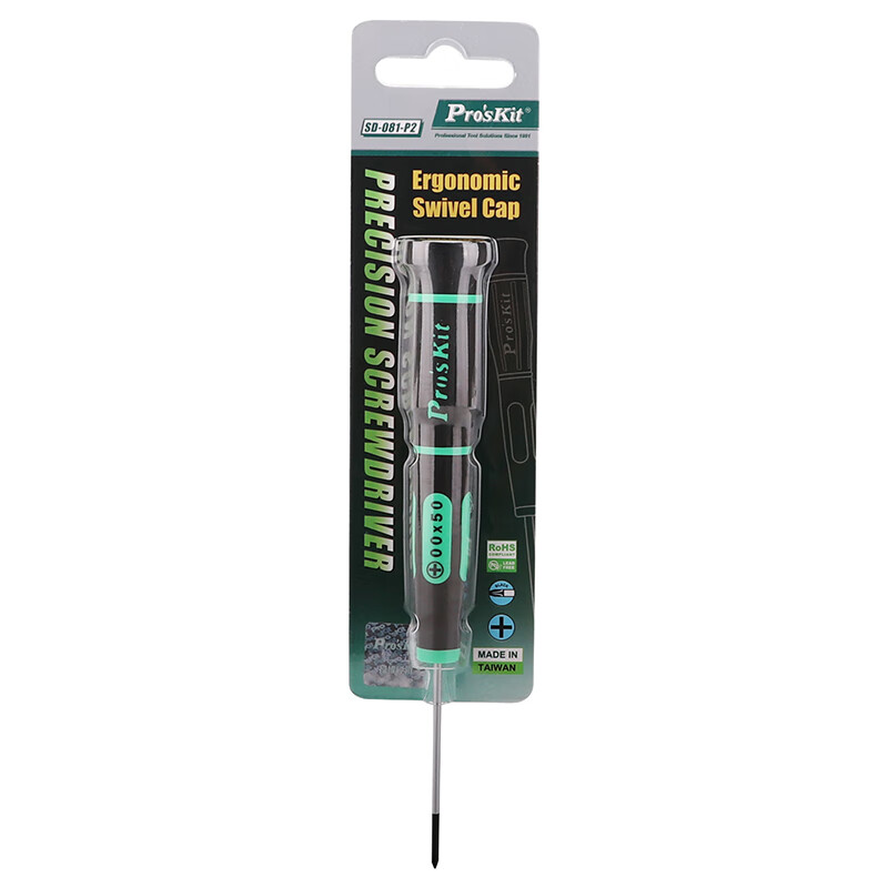 Pro skit SD-081-P2 green and black cross precision screwdriver -#00*50mm