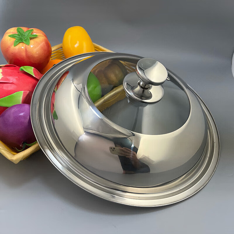 Lanyin Zhonggu'ao manufacturer wholesale stainless steel combination lid stainless steel pot lid household cooking pot lid 28-42cm visible combination lid (plastic top bead) 30CM