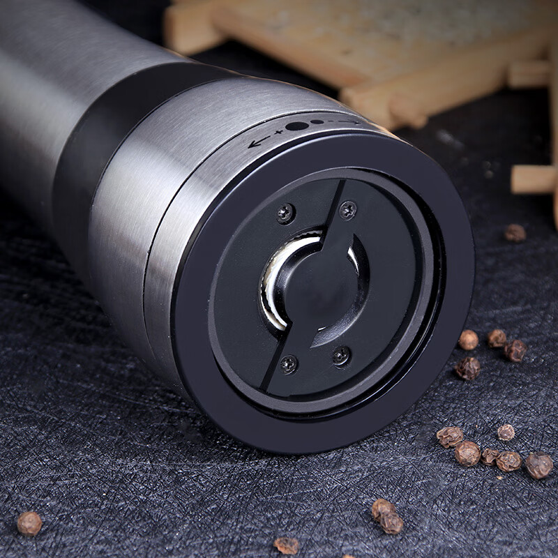 Badger stainless steel grinder grinding bottle manual black pepper seasoning bottle pepper grinder (extended version)