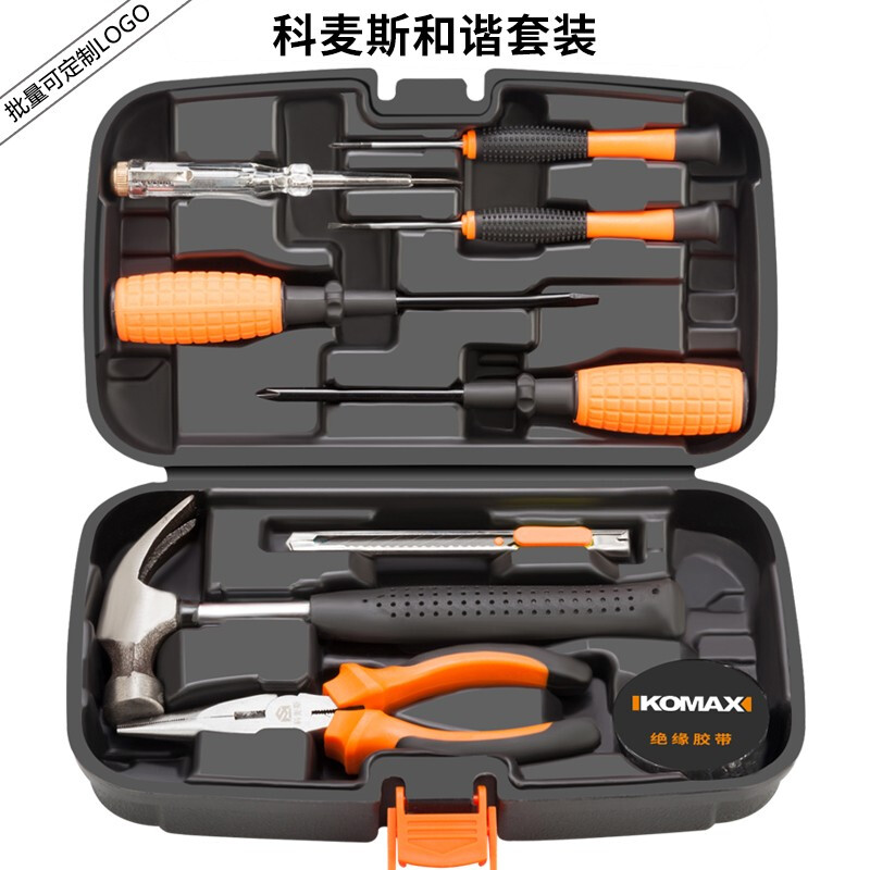 Comes tool box full set of manual combination household set hardware hand tool set home decoration repair electrician woodworking encyclopedia Comes harmony set
