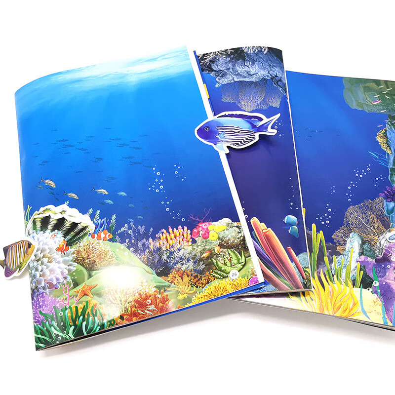 10-Minute Focus Sea World Sticker Book Lively Ocean Habitats