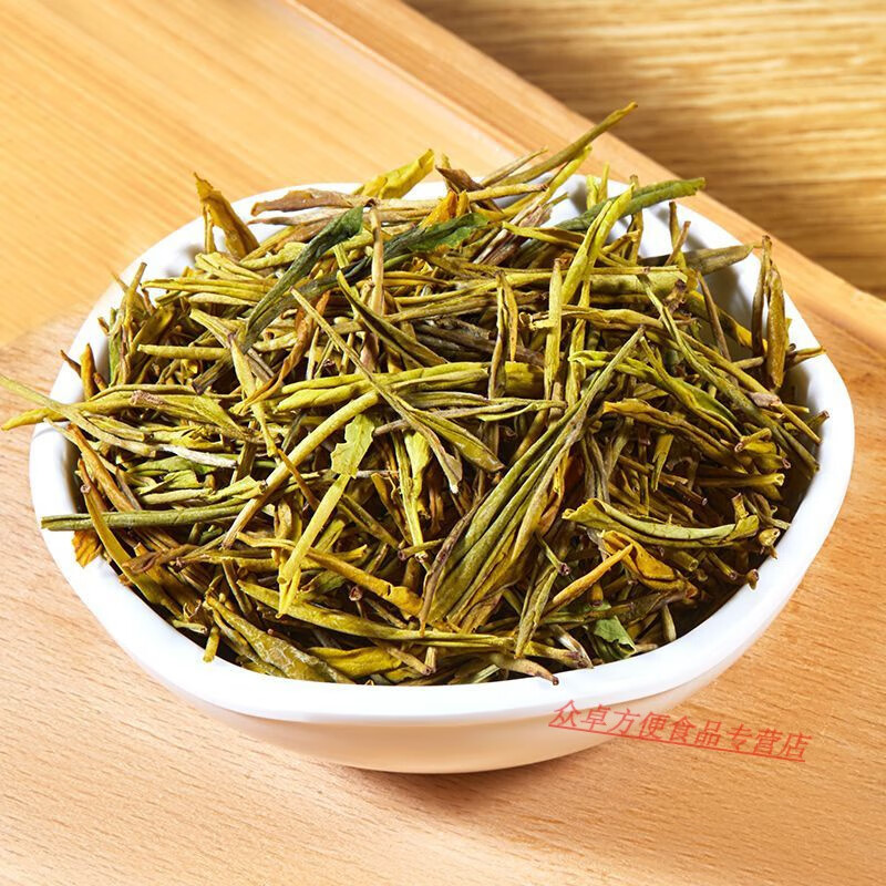 Shifangyi Rare Golden Bud Tea 2024 Mingqian New Tea Spring Tea Alpine Green Tea White Tea Bags and Cans Muyu Green Golden Bud + Gift Box