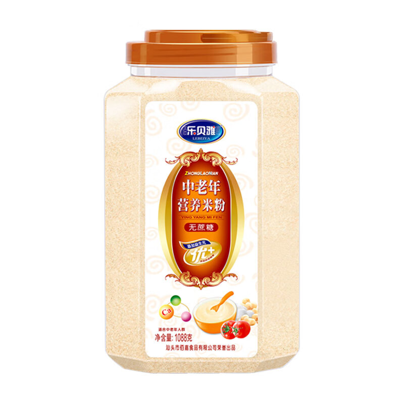 Other sucrose-free food supplements for middle-aged and elderly people, nutritious rice flour and rice paste, breakfast liquid food, gift giving, meal replacement food for the elderly, 1088g sucrose-free, yam oatmeal rice flour