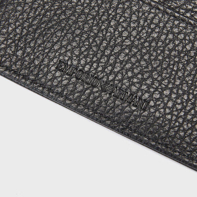 90% new Armani EMPORIO ARMANI gift EA men's card holder keychain set gift box