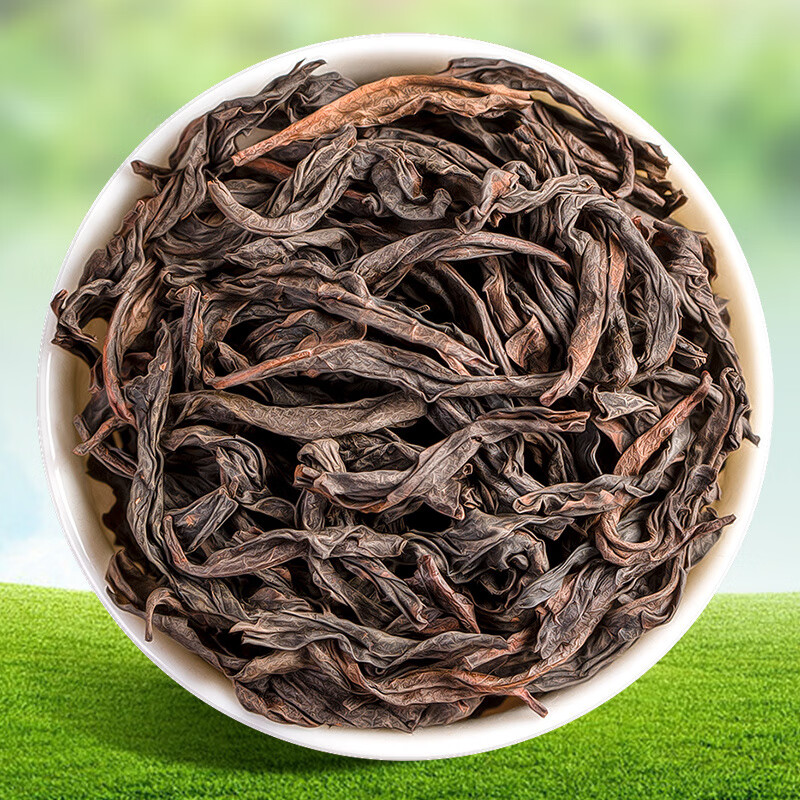 Mingjie Tea Dahongpao Oolong Tea Wuyi Mellow Alpine Raw Material Tea Canned Wuyishan Selected Dahongpao 125g*2 cans