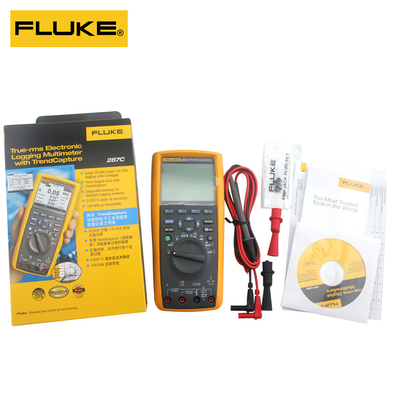FLUKE 287C true RMS digital multimeter high-precision electronic recording handheld multimeter 287C
