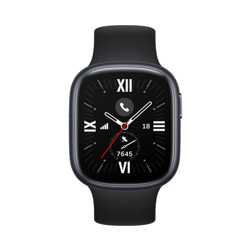Honor Watch 4 National Subsidy Obsidian Black eSIM Independent Call Smart Watch NFC Multiple Sports Modes Blood Oxygen and Heart Rate Monitoring for Male and Female Couples GS3i