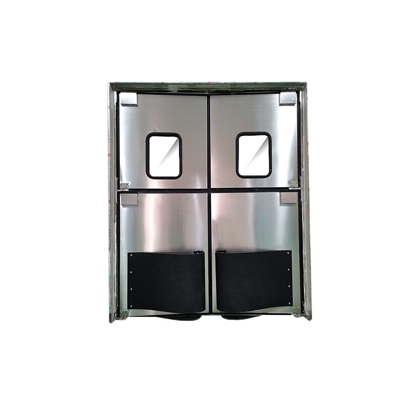 Bangyuan Bangyuan 304 free anti-collision door two-way central kitchen door stainless steel anti-collision door custom solution