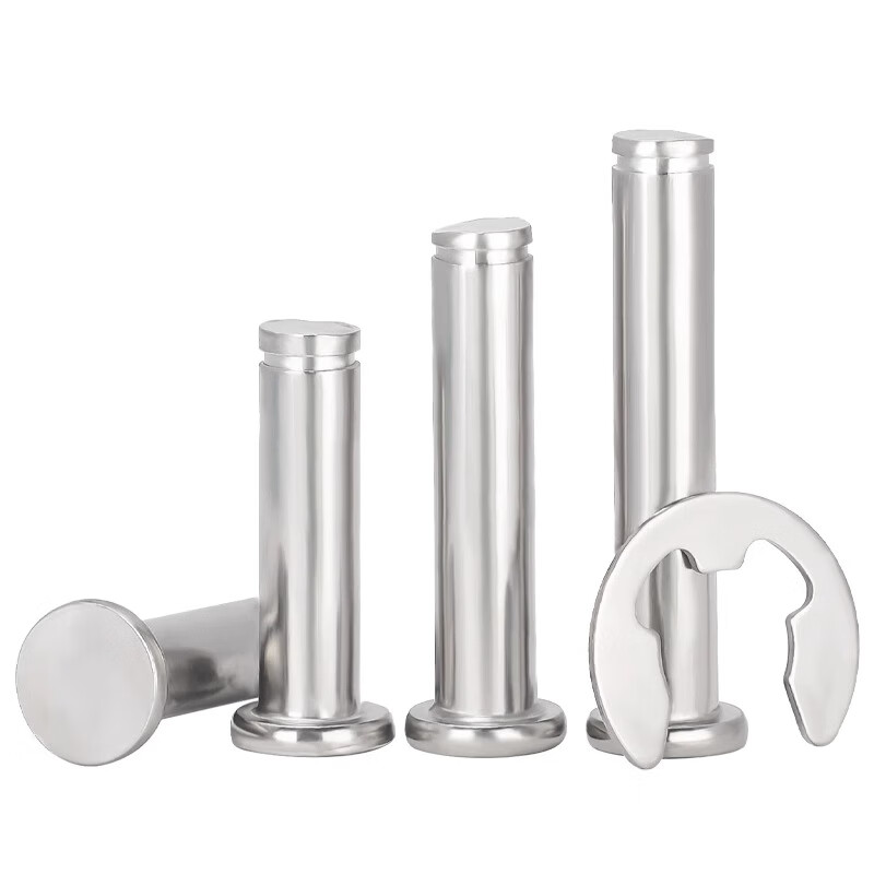 Fengji 304 stainless steel pin flat head slotted pin latch spring positioning cylindrical pin MM3M4M5M6M8M10M12 M16*130-1 set
