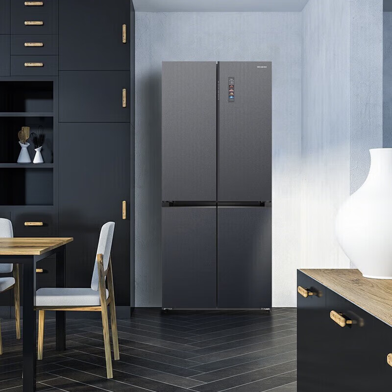 Meiling BCD-506WP9BDZ/505WP9BD frozen and fresh dual-system cross-door refrigerator ultra-thin zero-embedded bottom cooling 99 new 506WP9BDZ gray