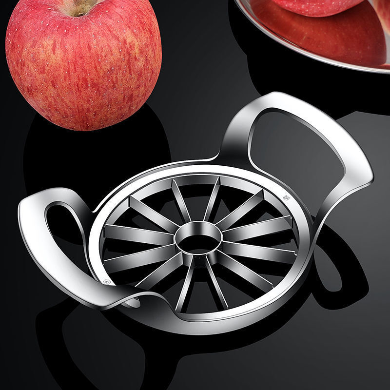 Henlu apple cutter multifunctional fruit divider 304 stainless steel apple cutter artifact fruit slicer fruit cutter medium 8-petal fruit fork + orange peeler