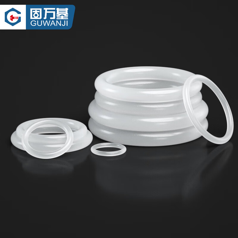 Guwanji O-ring high temperature resistant silicone ring faucet waterproof seal wear-resistant silicone rubber seal round gasket M8x2 50 pieces