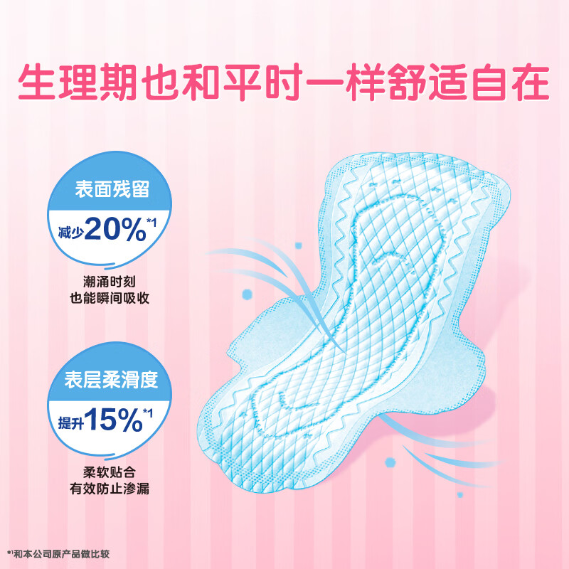 Leerya Kao imported zero-touch extra-thin extra-long multi-day sanitary napkin 25cm 19 pieces Jingdong self-operated sanitary napkin