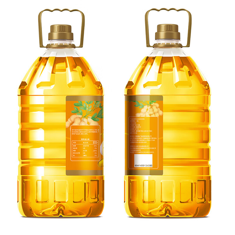 Fulinmen Jinque Yao strong aroma pressed first level peanut oil 6.18L fidelity peanut oil edible oil