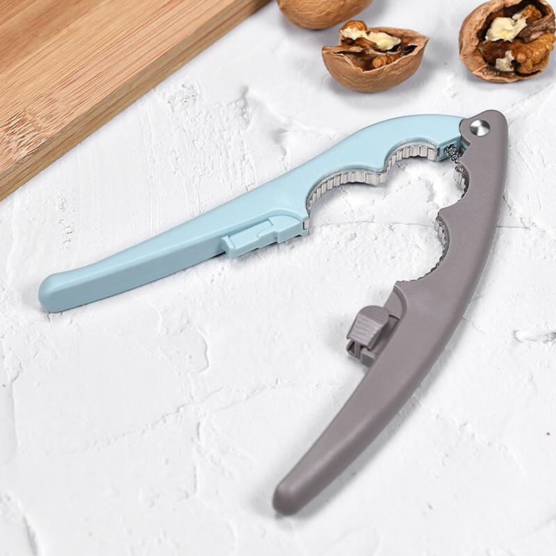 Heart-to-heart nut walnut clamp pecan fruit shelling and core pliers nut opener crab clamp walnut kernel removal non-slip pliers hazelnut core opener artifact home foodie tool walnut opener